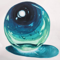 유리그리기 참 쉽죠?