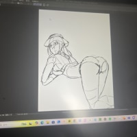 수영장파티케틀 그리는중(러프)