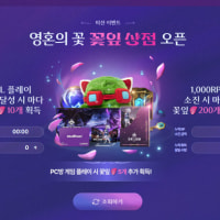 영혼의 꽃 꽃잎 상점 시작