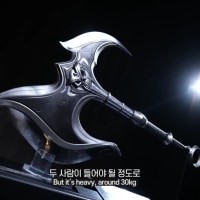 포스코 X LCK 콜라보로 제작된 다리우스 도끼