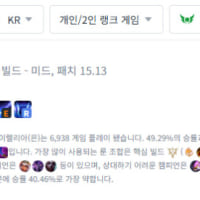 미드 이렐은 왤케 티어가 낮지