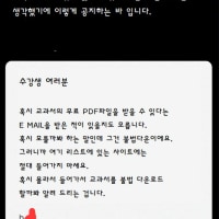 교수가 직접 불법 사이트 이용하라고 하는 업계
