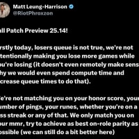 라이엇 개발자 입장) 매칭조작, 없다.