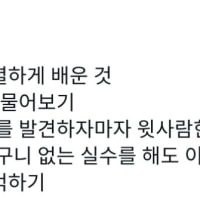 취직하고 가장 강렬하게 배운 것