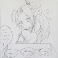 도넛을 한 입씩 먹은 최애