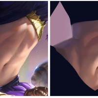 유나라 복근 모작