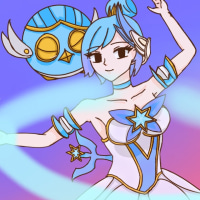 별 수호자 오리아나 팬아트 (^з^)-☆