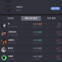 부캐파서 배치보고 플레이한 기록