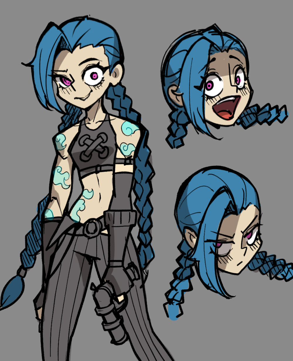 징크스 팬아트_파빌라