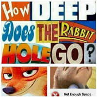 토끼 굴은 얼마나 깊을까?