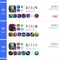 오늘 롤 열심히햇다