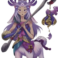 영혼 꽃 릴리아 그렸으