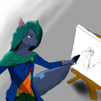 흐웨이를 퍼리로 그려주세요!!!!!