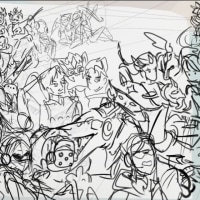 티원 스킨 다 그리기