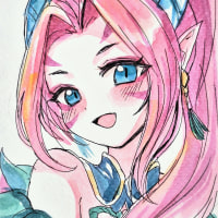 손그림 영꽃 자이라