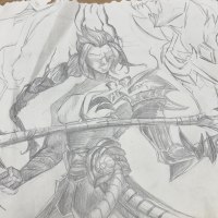 미대 입시 준비하는 친구가 그려준 케인 그림