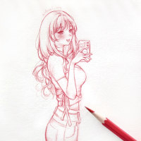 거울샷 찰칵 : >