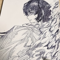 타겜 펜화 모작