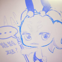 복슬복슬(?)피즈 낙서