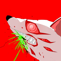 체인소맨 여우의 악마 그려왔어요.