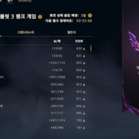 미뤄놨던 솔랭을 할 시간이다