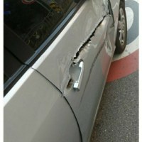 아빠차 살짝 긁었는데 어떻하냐