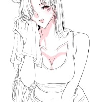 운동끝난 카이사 그리는중