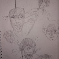 중딩 옵붕이 학교에서 그림 그려왔어