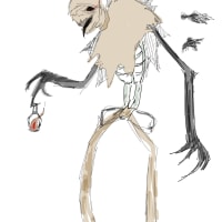 피들스틱 그렸어