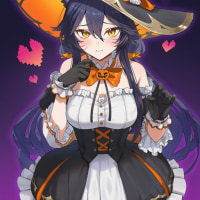 조금? 이른 할로윈 기념 여챔 ai그림~