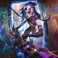 재출시되는 징크스 고귀 스킨 일러스트 변경 전/후