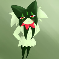 심심해서 풀냥이 그림