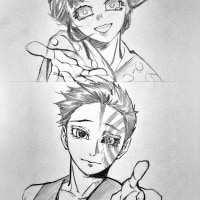 고2가 그린 코유키&하쿠지