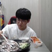 (충격사실) 구마유시는 전어를 처음 먹어본다