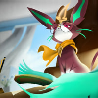 교장 유미 팬 아트