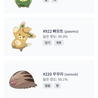 닮은 포켓몬찾기