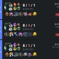 수상하게 똑같이 이긴 3판