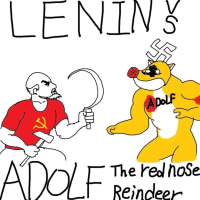 산타 VS 루돌프 만화