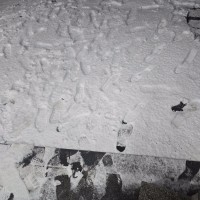 기상예보에서 6시에 진눈깨비 내린다고 했었는데