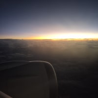 비행기 구름 위에서 찍은 사진들