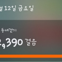 오늘 활동량 충족