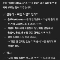 옵부이 이거 미식이네요오