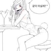 바니걸미포 그리는중