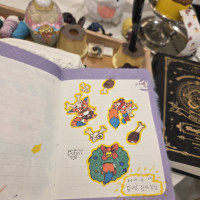 푸딩집가서 낙서하고 놀다옴