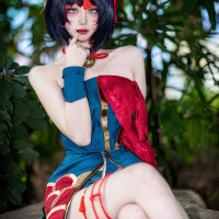 야간 개장 영혼의 꽃 온천 아리 코스프레