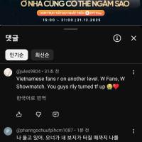 티원 베트남 유튜브 레전드 댓글