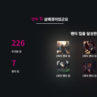 올해 한 펜타 횟수: