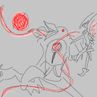 오랜만에 좀 정상적인 그림을 그렸음