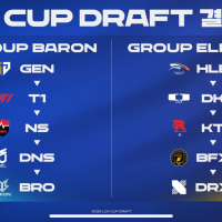 lck컵 그룹 팀 완성