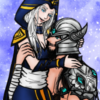 트린다미어랑 애쉬 그림